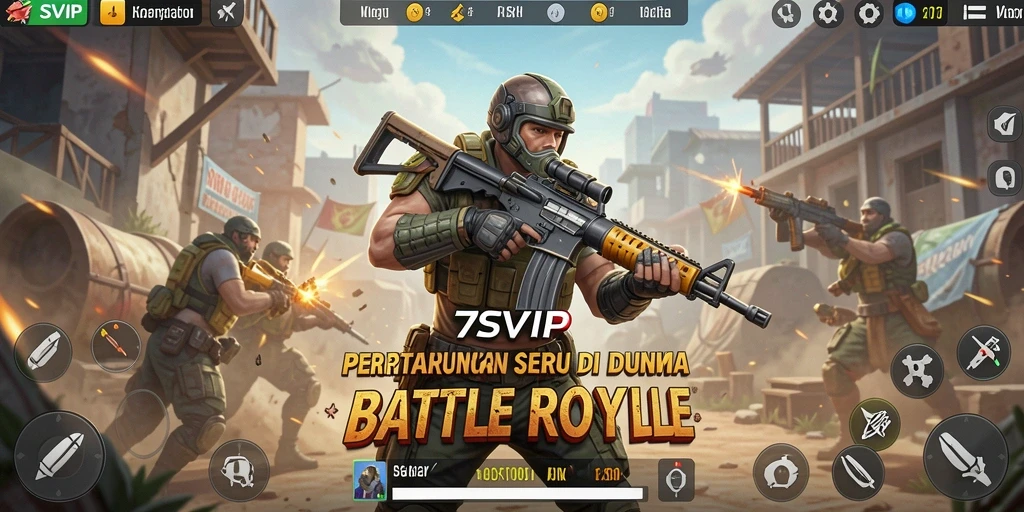Gambaran gameplay seru dalam 7SVIP saat pemain berjuang untuk bertahan hidup.