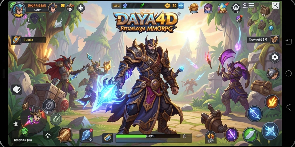 Screenshot gameplay DAYA4D menampilkan aksi seru dalam dunia MMORPG.