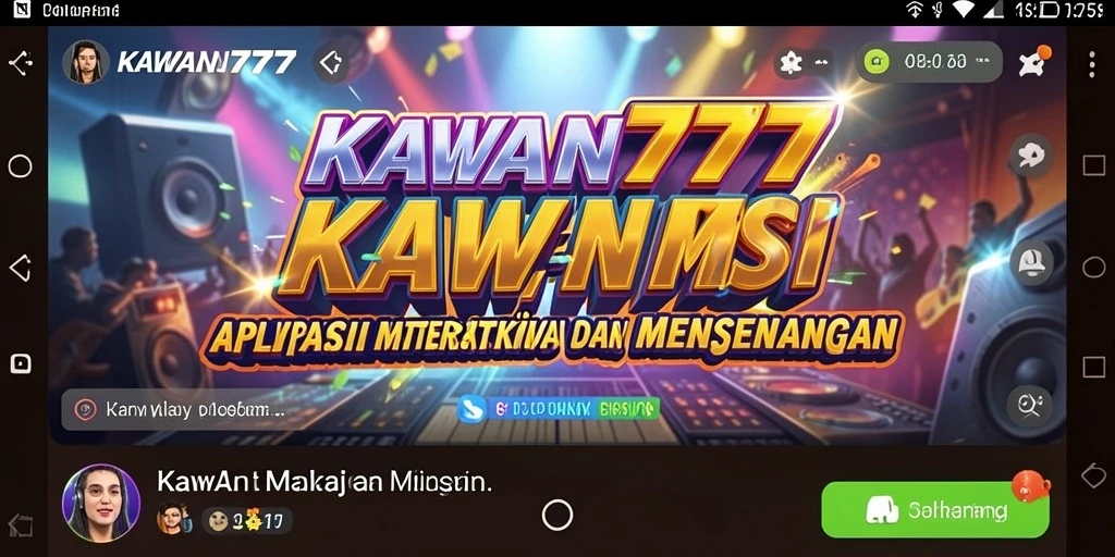 Tampilan gameplay KAWAN777 yang interaktif dan seru.