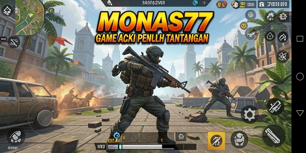 Tampilan menarik gameplay aksi di MONAS77 dengan grafis menawan.