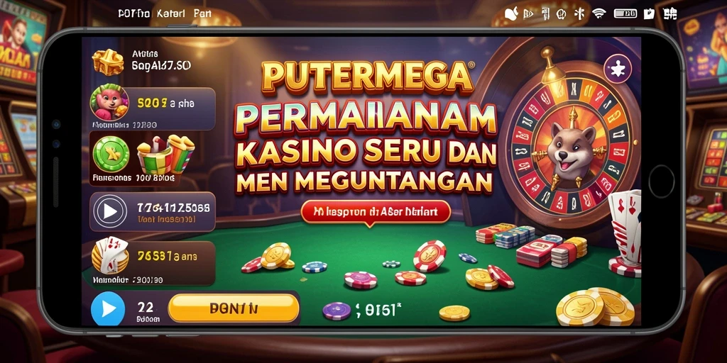 Tangkapan layar utama PUTERMEGA menampilkan pengalaman bermain Kasino yang menarik.
