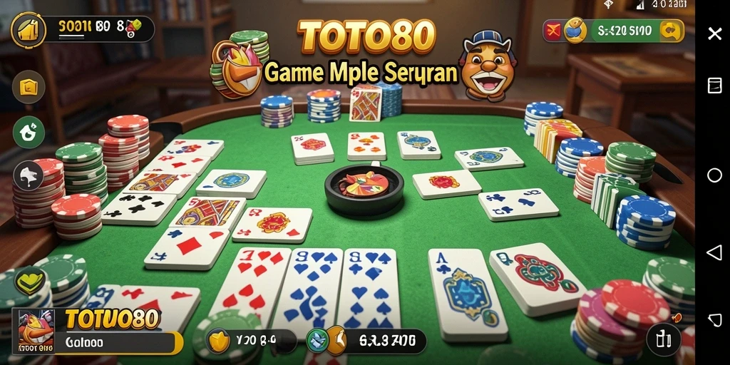 Gameplay seru TOTO80 dalam permainan Gaple.