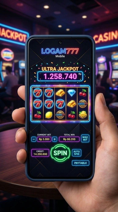 Tampilan antarmuka logam777 yang intuitif dan modern.